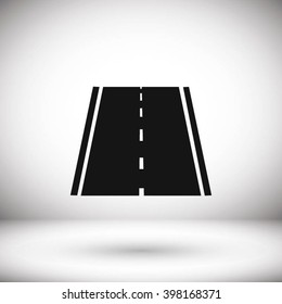 road icon, vector