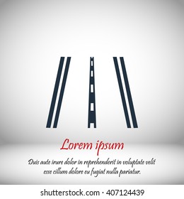 road icon vector