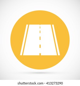 road icon, vector