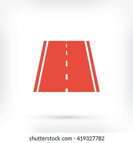 road icon, vector