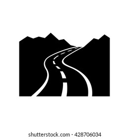 Road Icon Vector 
