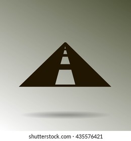 road, icon vector