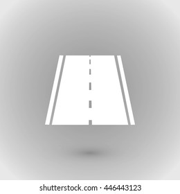 road icon, vector