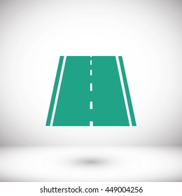 road icon, vector