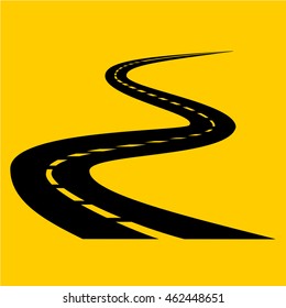 Road icon vector