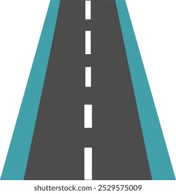 Icono de la carretera Imagen de Arte vectorial.