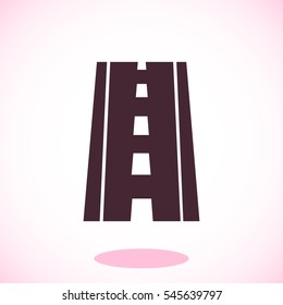road icon, vector best flat icon EPS