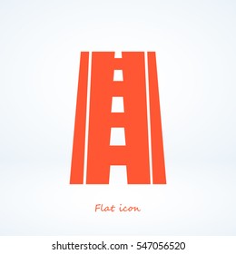 road icon, vector best flat icon EPS