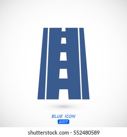road icon, vector best flat icon EPS