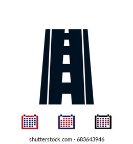 road icon, vector best flat icon EPS