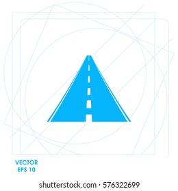 Road  icon Vector design.