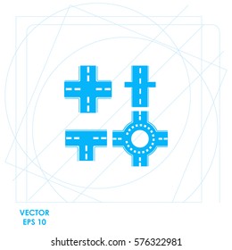 Road  icon Vector design.