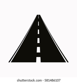 Road  icon Vector design.