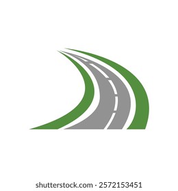 road icon vector design concept idea