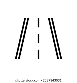 road icon vector design illustration template in trendy style