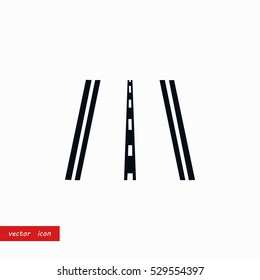 road icon vector, flat design best vector icon