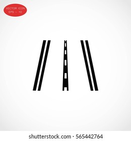 road icon vector, flat design best vector icon