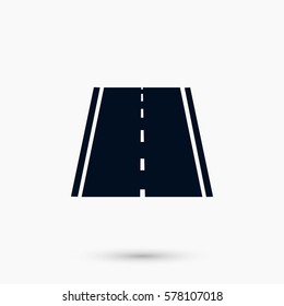 road icon, vector, flat design best vector icon