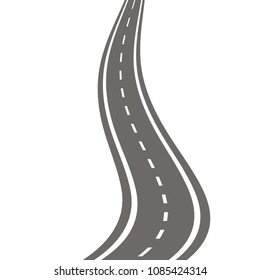 Road icon vector. Vector illustration