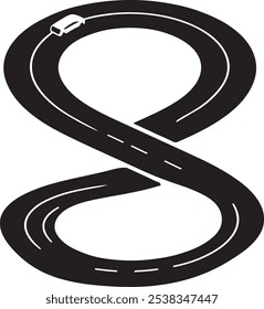 road icon road vector road sign isolated road silhouette