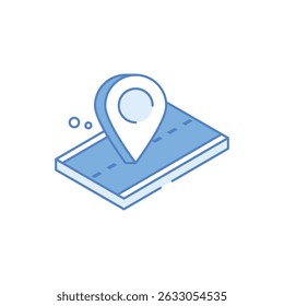 Road Icon vector stock illustration