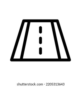 Ilustración de diseño de símbolo del vector de icono de carretera