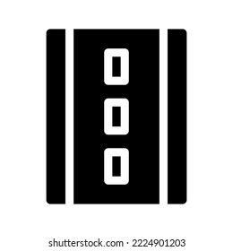 Road Icon Vector Symbol Design Illustration