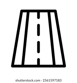 Road Icon Vector Symbol Design Illustration