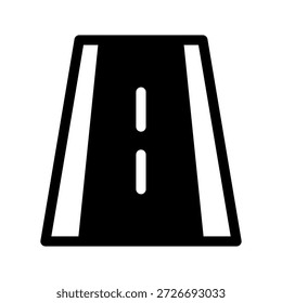 Ilustração de design de símbolo de vetor de ícone de estrada
