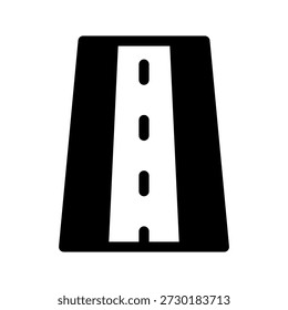 Ilustração de design de símbolo de vetor de ícone de estrada
