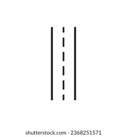 road icon vector template illustration logo design