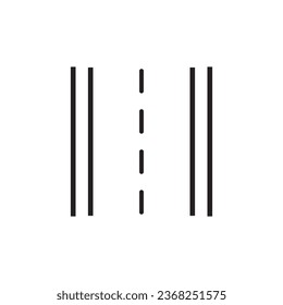 road icon vector template illustration logo design
