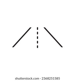 road icon vector template illustration logo design