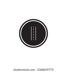 Straßensymbol Vektorgrafik-Logo-Design