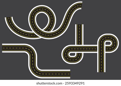 road icon vector template illustration logo design