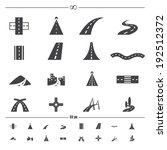 road icons.vector eps10