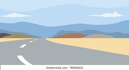 road illustration vector design
