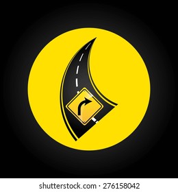 road info graphics design, vector illustration eps10 graphic 