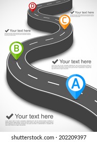 road infographic 