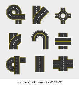 road infographics design, vector illustration eps10 graphic 