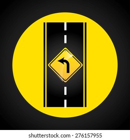road infographics design, vector illustration eps10 graphic 