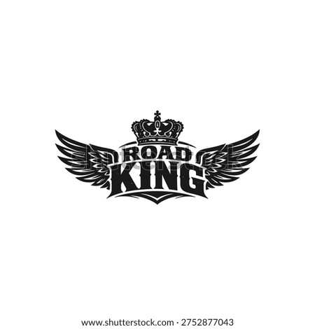 Road King logo with crown and wings