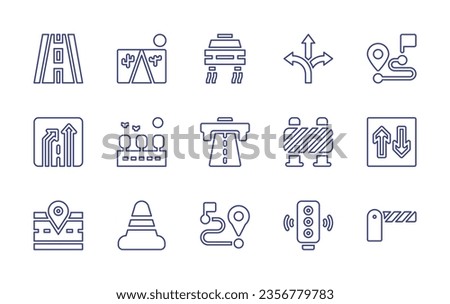 Similar – Image, Stock Photo two-way traffic Avenue