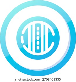 Diseño de icono de Vector de línea de carretera
