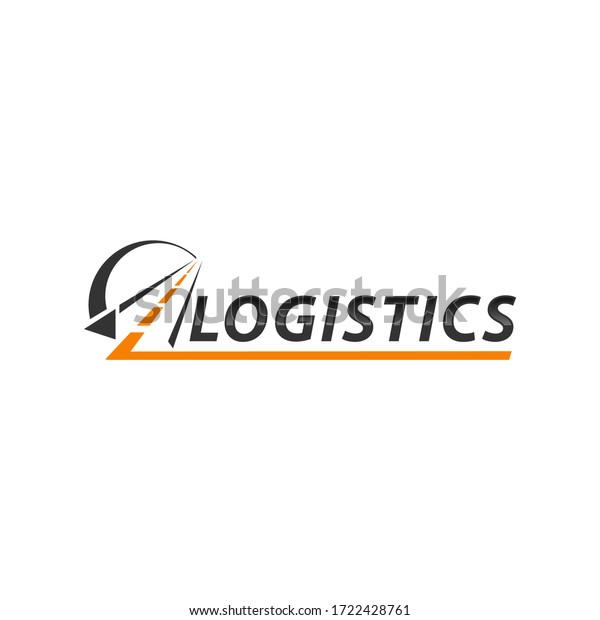 Road Logistic Transportation Logo Vector Illustration Stock Vector ...