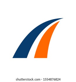 Road Logo can be used for company,  etc