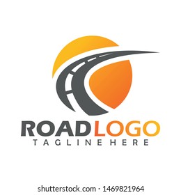road logo concept icon vector