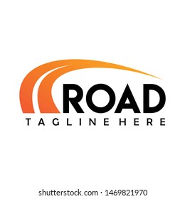 road logo concept icon vector