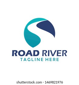 road logo concept icon vector