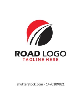 road logo concept icon vector